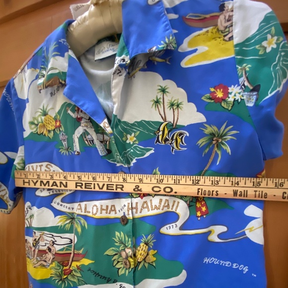 Hawaii Shirt 100% Silk Elvis Presley - Picture 6 of 7